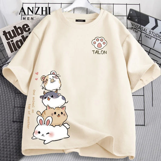 Home Sweet Pajamas T-Shirt Street T-Shirt HighChildren Summer Cotton Short Sleeve T-Shirt Top Cute Biteau Girls School T-Shirt